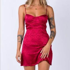 Princess Polly NWT Red Diva Mini Dress